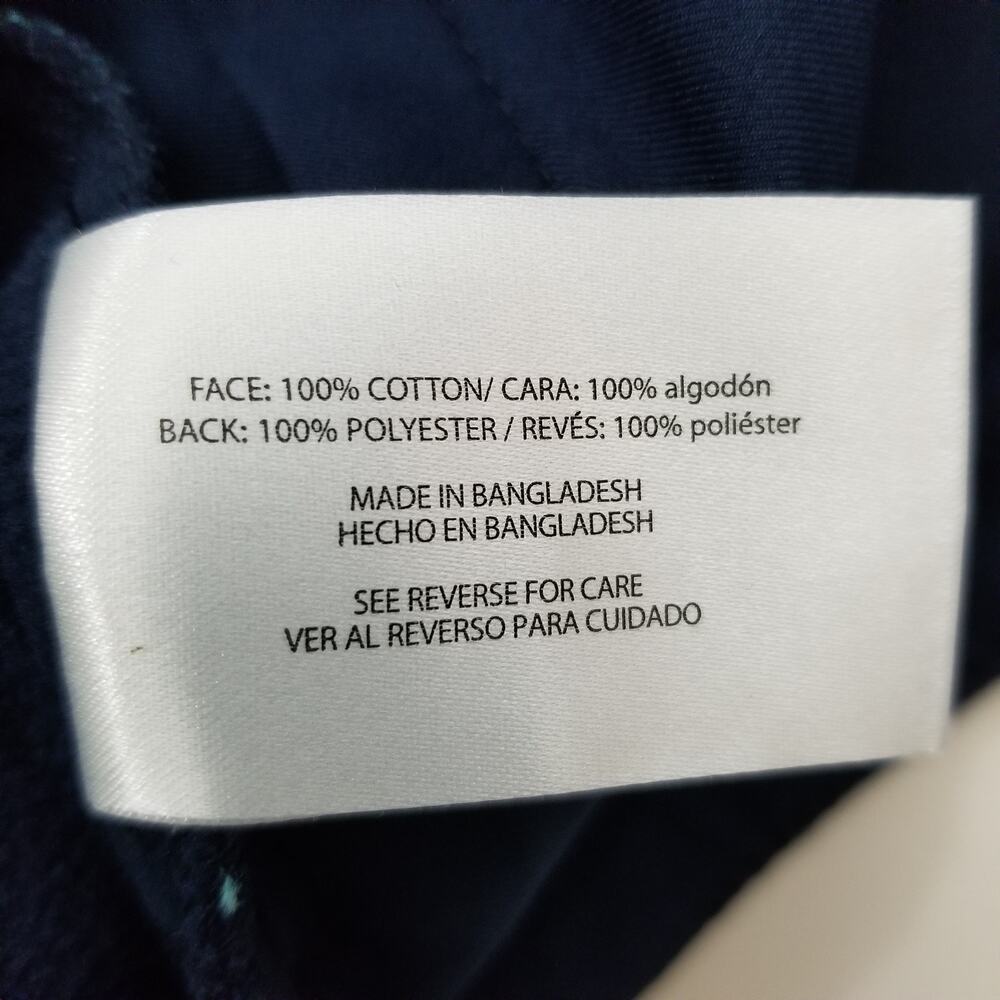 Orvis Blue Fleece Lined Plaid Shirt Jacket Shacket Size Large - Picture 7 of 8